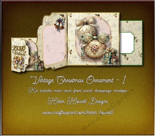 Vintage Christmas Ornament 1