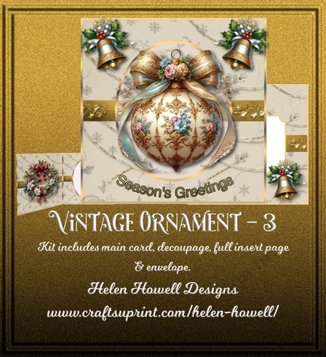 Vintage Christmas Oenament 3
