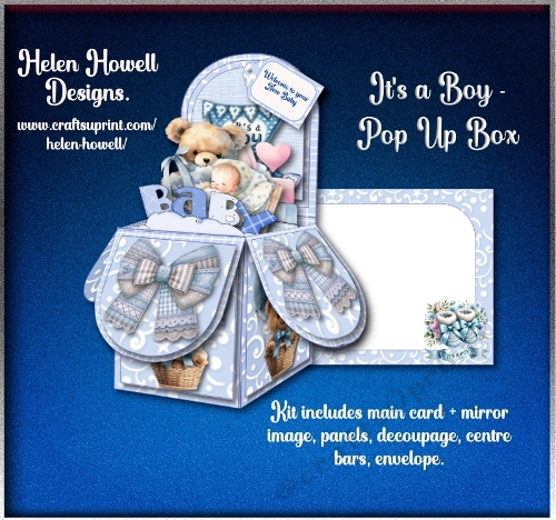 Its a Boy - Pop Up Box