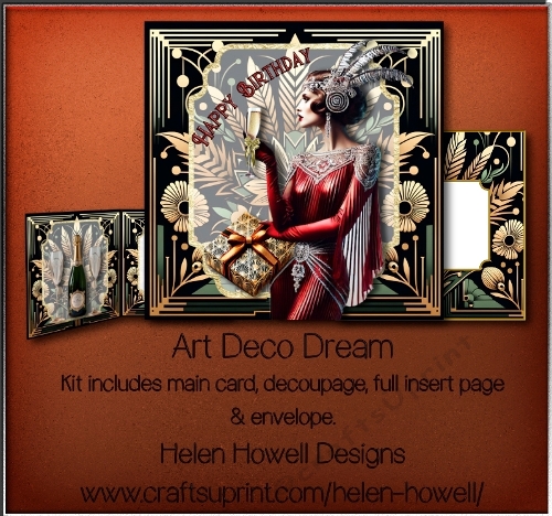 Art  Deco Dream - Unisex Card