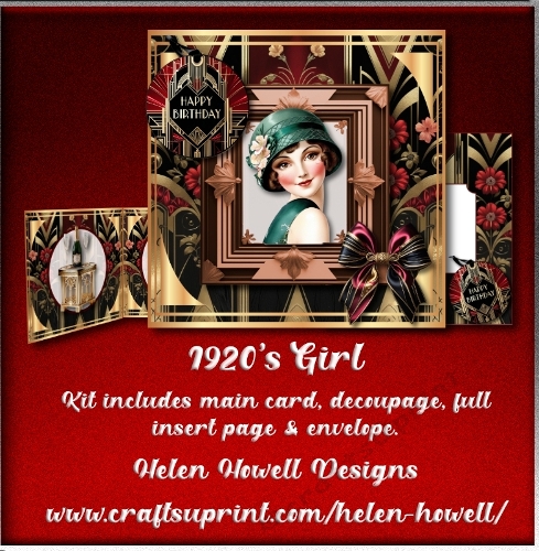 cup1379241_37881 - 1920s Girl - Unisex Card