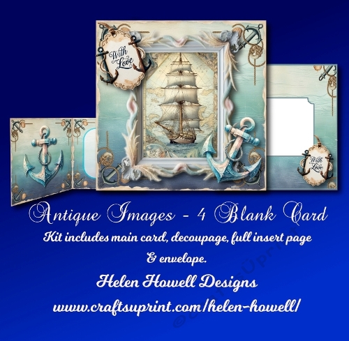 Antique Images 4 - Blank Card
