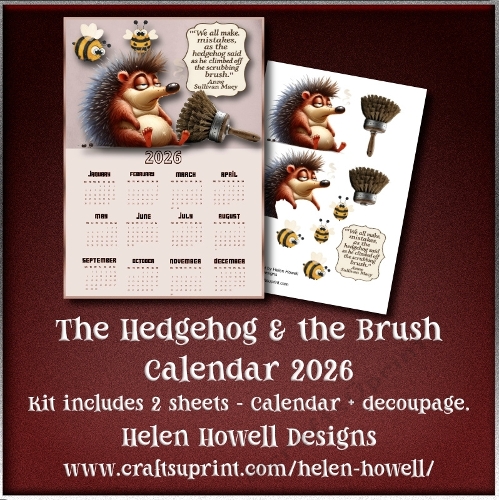 The Hedgehog & the Brush Calendar 2026