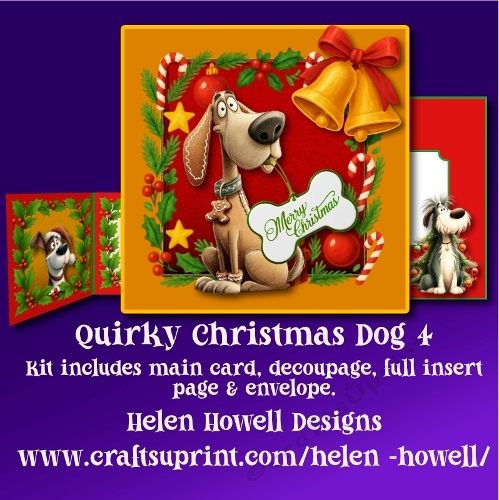 Quirky Christmas Dog 4