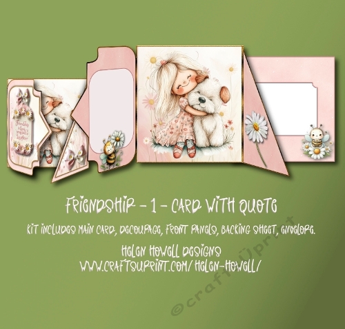 Friendship 1 - Card with Quote