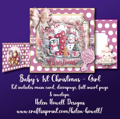 Babys 1st Christmas - Girl 