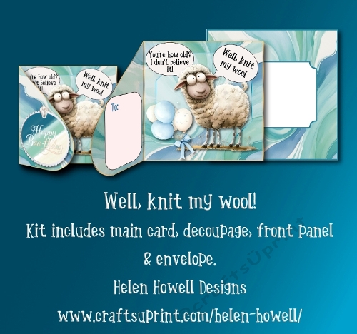 Well, Knit my Wool! - a Unisex Card