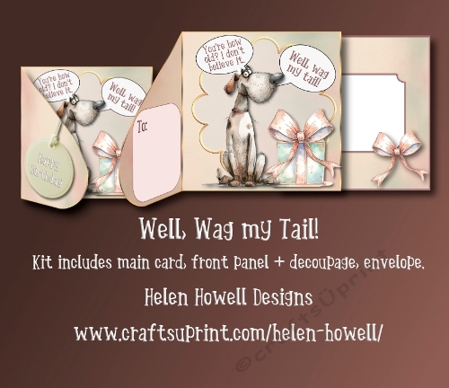 Well Wag my Tail - Unisex card 