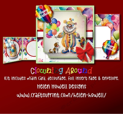 Clowning Around - Unisex Card suitable for little and Big Kids!