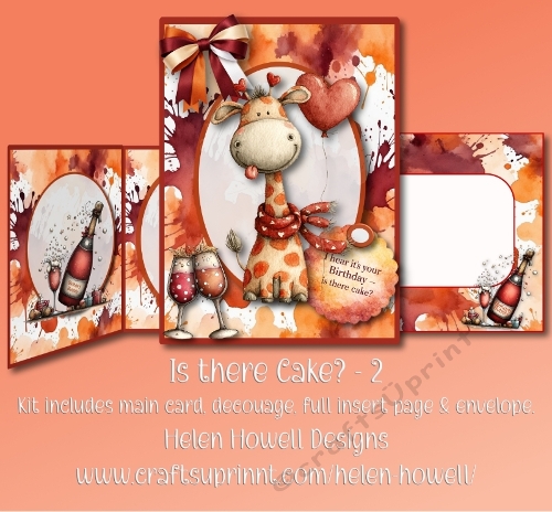 Is there cake 2 - Unisex card