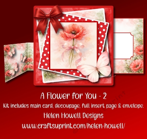 Image of cup1437555_37881 - A Flower for you 2 - Blank Card