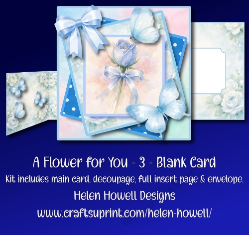 A Flower for you 3 - Blank Card