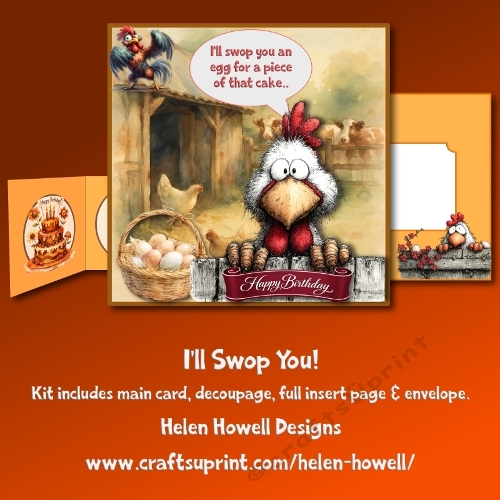 Ill Swop You - Unisex card