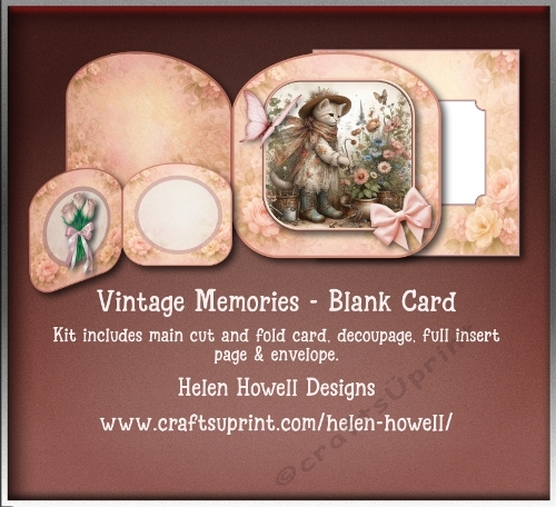 Vintage Memories - Blank Card
