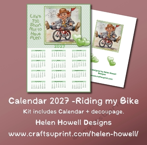 Calendar 2027 - Riding my Bike.