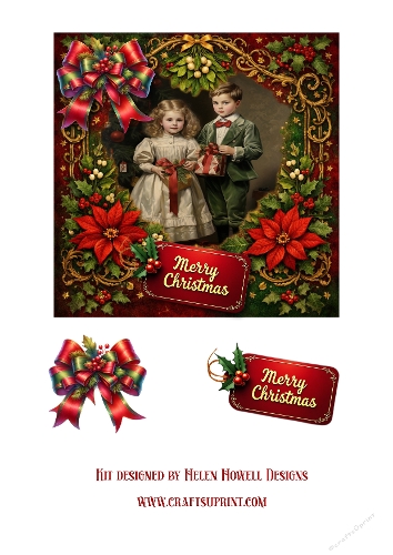 Victorian Christmas 4 - Topper Sheet.
