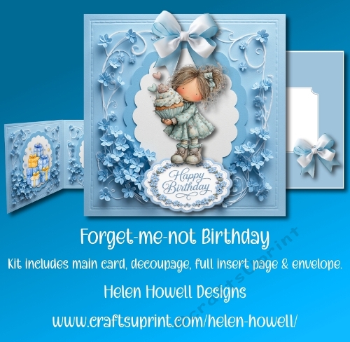 Forget-me-not Birthday - suitable for both Adults and children
