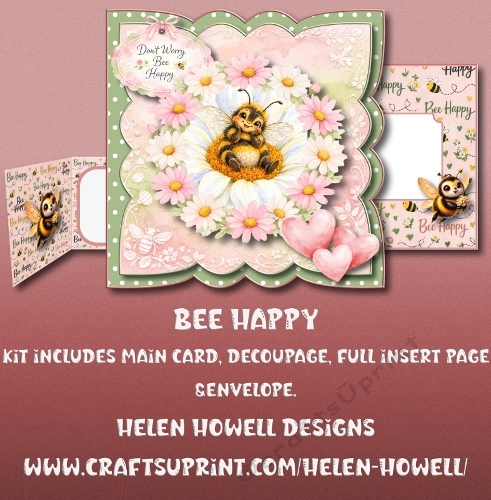 Bee Happy - Blank Card