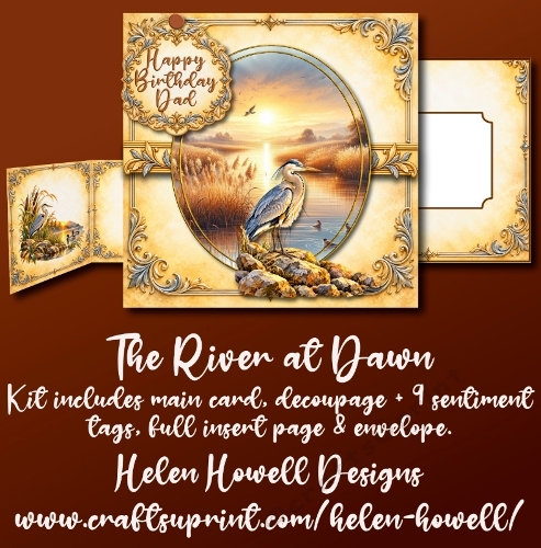 River at Dawn - Birthday/Fathers Day
