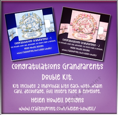Congrats Grandparents Double Kit