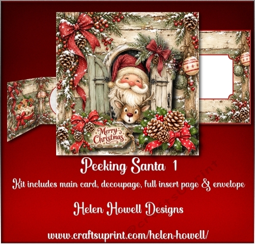 Peeking Santa 1