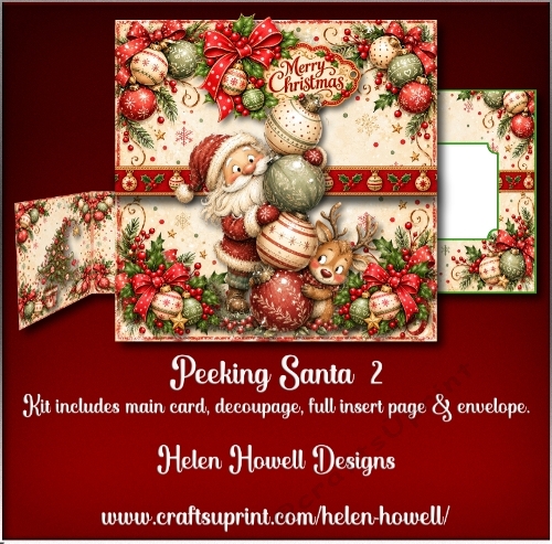 Peeking Santa 2