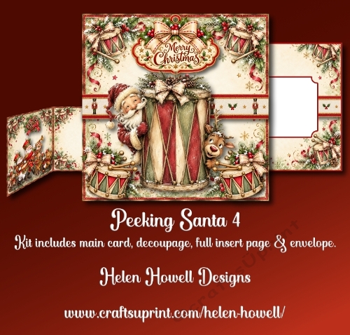 Peeking Santa 4