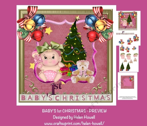 Baby Girls 1st Christmas 