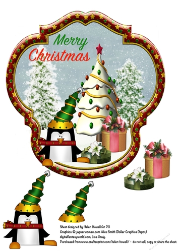 Christmas Party Penguin