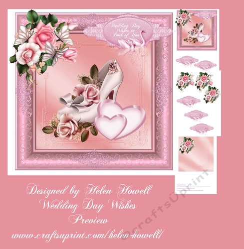 Wedding Day Wishes 2 - Suitable for both male/female & female/female weddings.