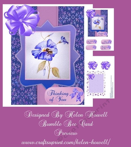 Bumble Bee Card - Thinking of You/Get Well