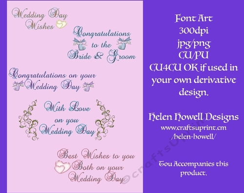 Wedding Font-Art