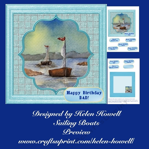 Sailing Boats - Birthday/Fathers Day