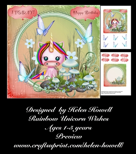 Rainbow Unicorn Wishes - Ages 1-5 years