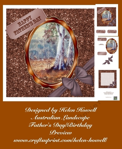 Australian Landscape - Fathers Day/Birthday