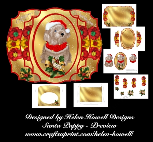 Santa Puppy
