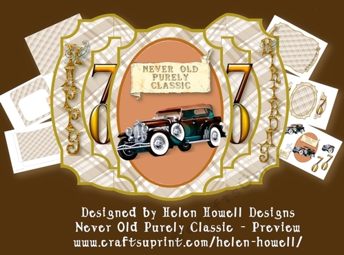 Never Old Purely Classic - Male 70th Birthday