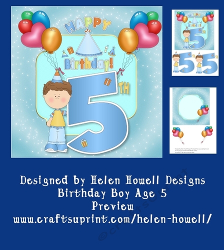 Birthday Boy Age 5