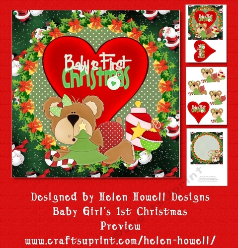 Baby Girls 1st Christmas
