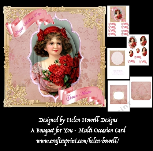 A Bouquet for You - Multi Occasion Card Mothers Day/Birthday