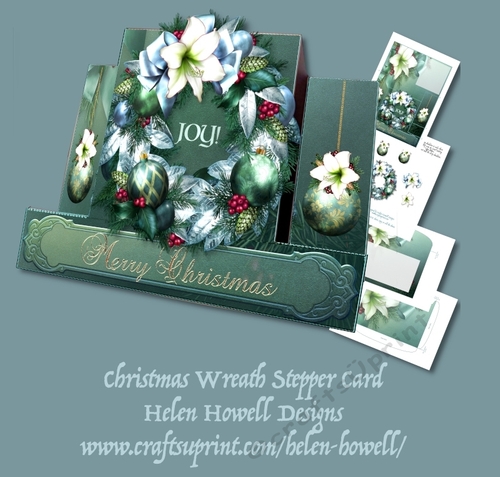 Christmas Wreath - Stepper Card 