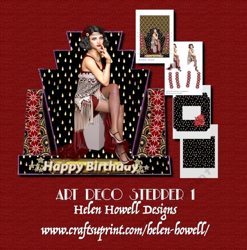 Art Deco Stepper Card 1