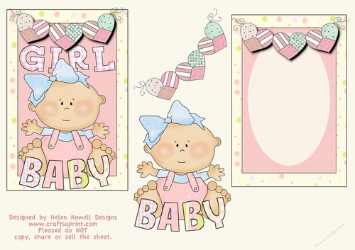 Baby Girl Topper 