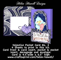 Valentine Pocket Card No. 2