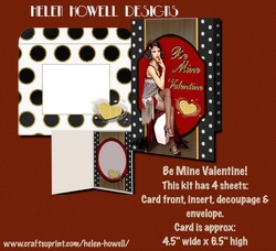 Be Mine Valentine - Art Deco Lady
