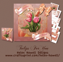 Tulips For You - Birthday/Mothers Day Card