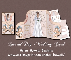 Special Day - Double Gatefold Wedding Day Card
