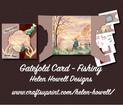 Gatefold Card - Fishing