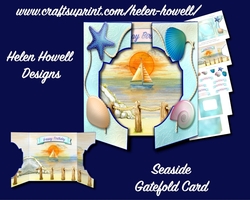 Seaside - Gatefold Card