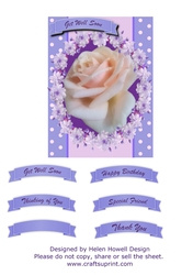 Lovely Rose - Multi Occasions Topper